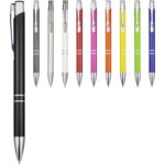 Moneta recycled aluminium ballpoint pen (blue ink) - Image 6