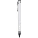 Moneta recycled aluminium ballpoint pen (blue ink) - Image 2