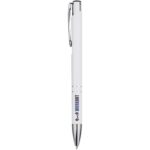Moneta recycled aluminium ballpoint pen (blue ink) - Image 3