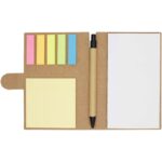 Swift sticky notes booklet with ballpoint pen (black ink) - Image 5