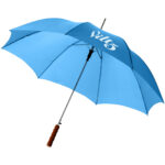 Lisa 23" auto open umbrella with wooden handle - Image 2