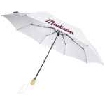 Birgit 21'' foldable windproof recycled PET umbrella - Image 2