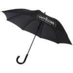 Fontana 23" auto open umbrella with carbon look and crooked handle - Image 2