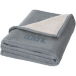 Springwood soft fleece and sherpa plaid blanket - Image 2
