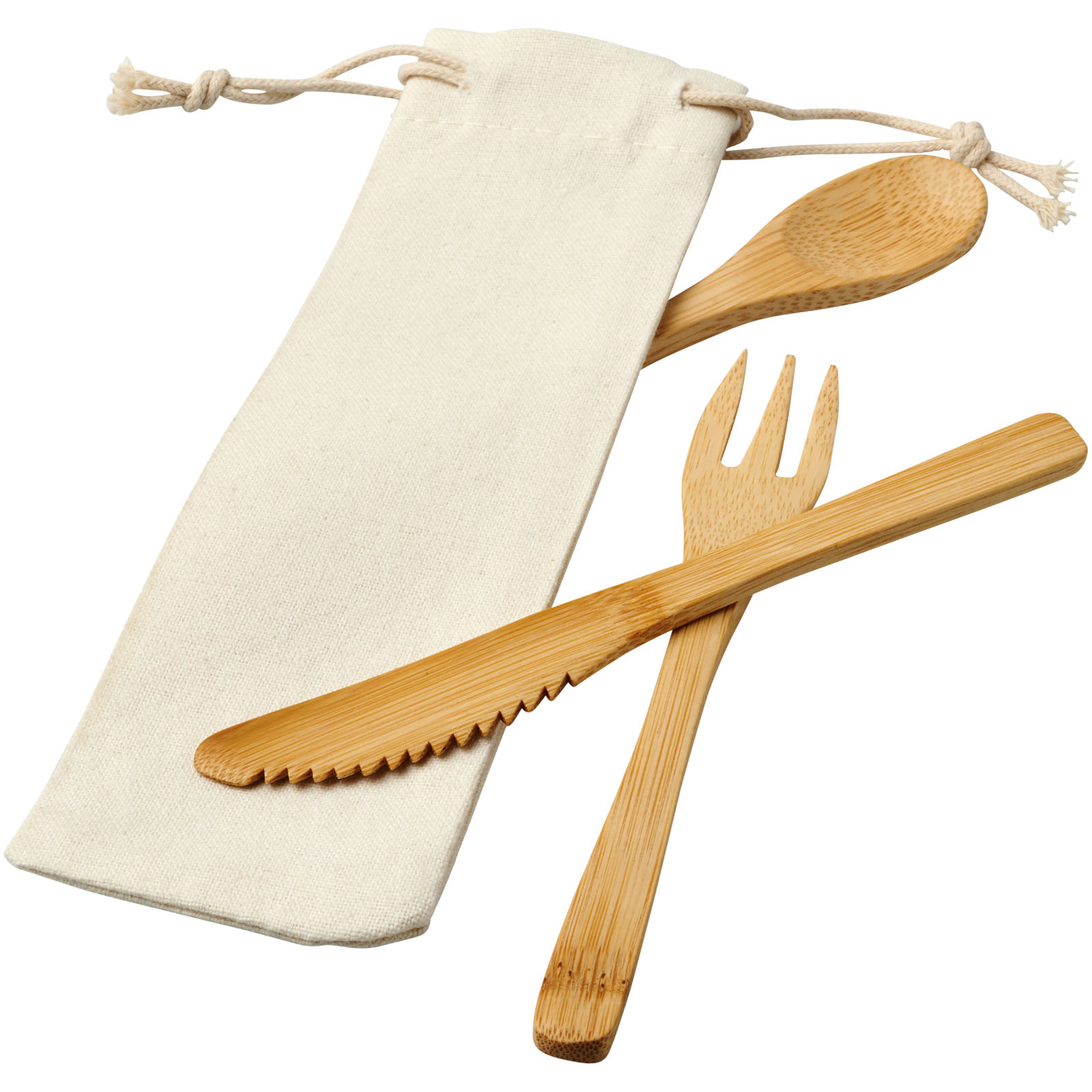 11299500 Celuk bamboo cutlery set - Image 1
