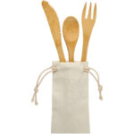 Celuk bamboo cutlery set - Image 6