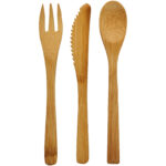Celuk bamboo cutlery set - Image 3