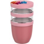 Mepal Ellipse 3-piece 500 ml + 2 x 200 ml insulated lunch pot - Image 2