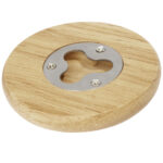 Scoll wooden coaster with bottle opener - Image 6