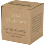 Wellmark Let's Get Cozy scented candle - cedar wood fragrance - Image 3
