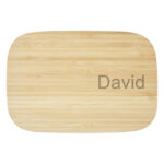 Tite 700 ml stainless steel lunch box with bamboo lid - Image 3
