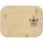 Roby 1000 ml glass lunch box with bamboo lid - Image 2