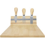 Mancheg bamboo magnetic cheese board and tools - Image 4