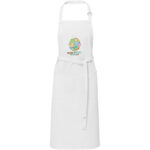 Andrea 240 g/m² apron with adjustable neck strap - Image 2