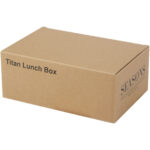 Titan 750 ml recycled stainless steel lunch box - Image 3