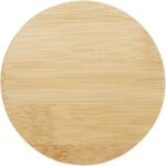 Leona 350 ml glass cup with bamboo lid - Image 3