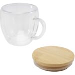 Lenora 250 ml glass cup with bamboo lid - Image 5