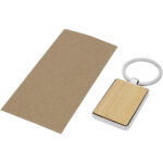 Neta bamboo rectangular keychain - Image 5
