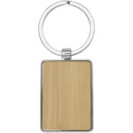 Neta bamboo rectangular keychain - Image 4