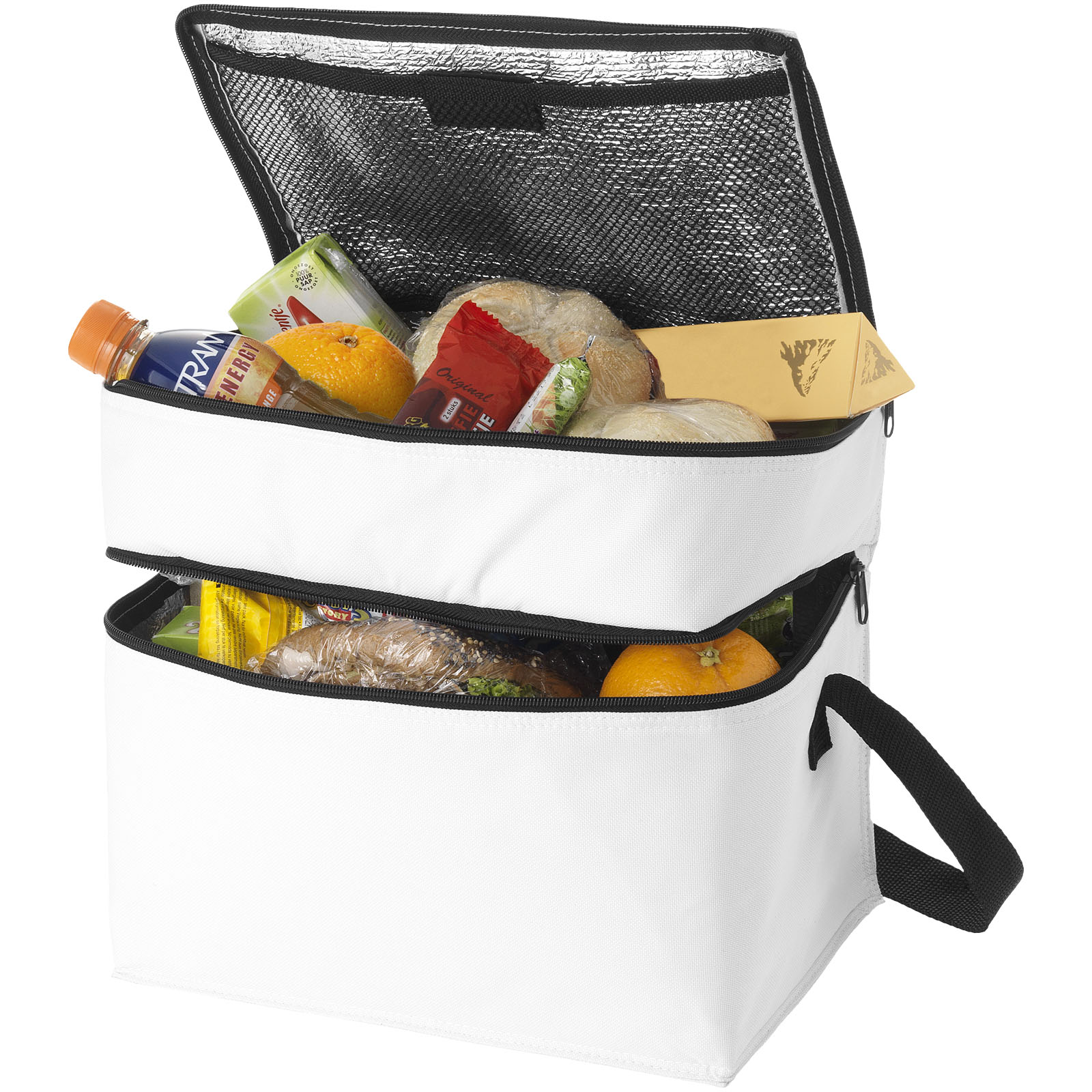 PICTURE 1095 Oslo 2-zippered compartments cooler bag 13L - Image 1