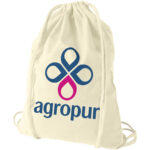 Oregon 100 g/m² cotton drawstring bag 5L - Image 2