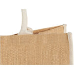 Harry coloured edge jute tote bag 25L - Image 5