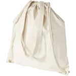 Eliza 240 g/m² cotton drawstring bag 6L - Image 6