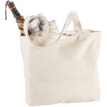 Ningbo 320 g/m² zippered cotton tote bag 15L - Image 8