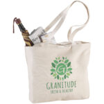 Ningbo 320 g/m² zippered cotton tote bag 15L - Image 2