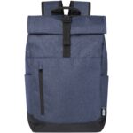 Libra 15.6" GRS recycled roll-up laptop backpack 12L - Image 3