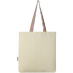 Rainbow 180 g/m² recycled cotton tote bag 5L - Image 4
