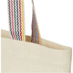 Rainbow 180 g/m² recycled cotton tote bag 5L - Image 6