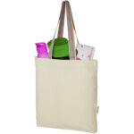 Rainbow 180 g/m² recycled cotton tote bag 5L - Image 5