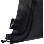 Ash recycled foldable drawstring bag 7L - Image 9