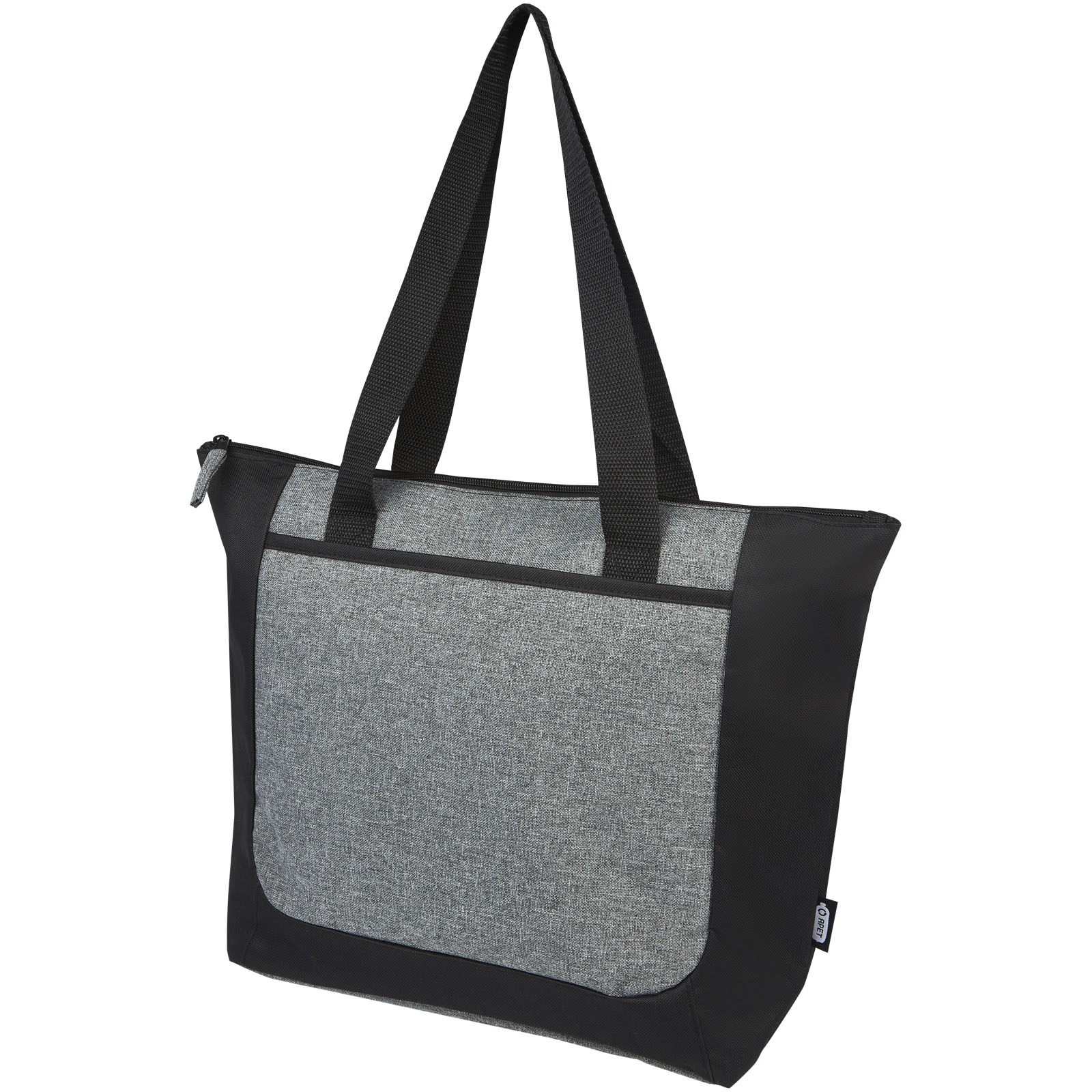 12065790 Reclaim GRS recycled two-tone zippered tote bag 15L - Image 1
