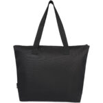 Reclaim GRS recycled two-tone zippered tote bag 15L - Image 4