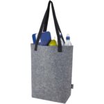 Felta GRS recycled felt tote bag with wide bottom 12L - Image 5
