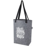 Felta GRS recycled felt tote bag with wide bottom 12L - Image 2