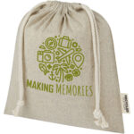 Pheebs 150 g/m² GRS recycled cotton gift bag medium 1.5L - Image 2