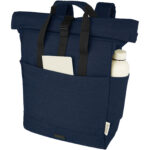 Joey 15” GRS recycled canvas rolltop laptop backpack 15L - Image 5