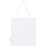 Madras 140 g/m² GRS recycled cotton gusset tote bag 12L - Image 4