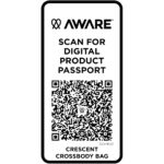 Crescent 500 g/m² Aware™ recycled crossbody bag - Image 5