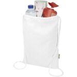 Oregon Blend 140 g/m² GRS recycled drawstring bag 5L - Image 4