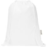 Oregon Blend 140 g/m² GRS recycled drawstring bag 5L - Image 3