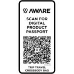 Trip Aware™ recycled travel crossbody bag 1L - Image 6