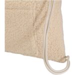 Bear GRS recycled sherpa drawstring backpack 9L - Image 5