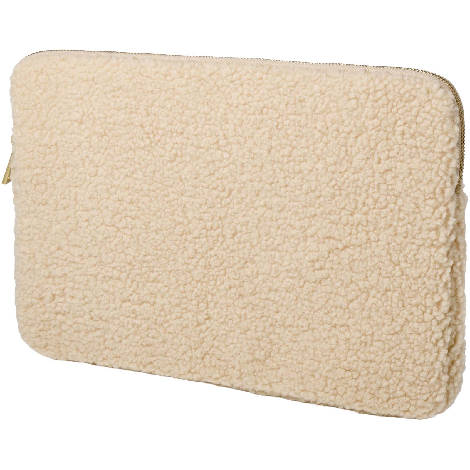 12077506 Bear 13" GRS recycled sherpa laptop sleeve 2L - Image 1