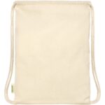 Odisha 100 g/m² OCS organic drawstring bag 5L - Image 4