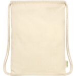 Odisha 100 g/m² OCS organic drawstring bag 5L - Image 3