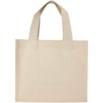 Odessa 220 g/m² GRS recycled cotton mini gusset tote bag 9L - Image 4